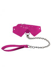 Розовый воротник Exclusive Collar &amp; Leash