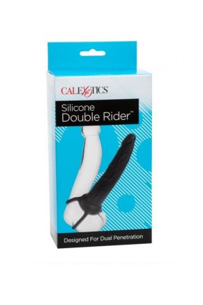 Насадка для двойного проникновения Silicone Double Rider Black