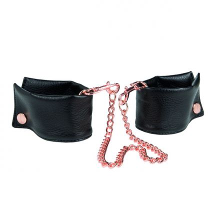 Кожаные манжеты French Cuffs с соединительной цепью