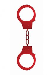 Металлические наручники Beginner's Handcuffs Red