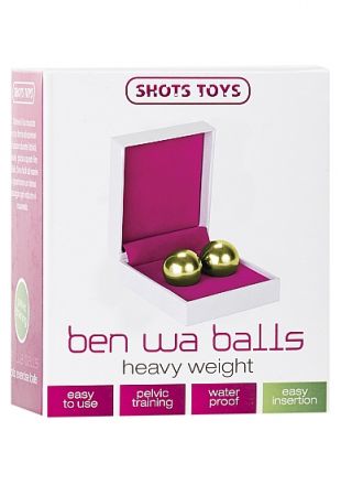 Вагинальные шарики Ben Wa Balls Heavy Gold