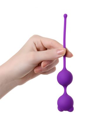 Фиолетовые вагинальные шарики A-Toys #764013
