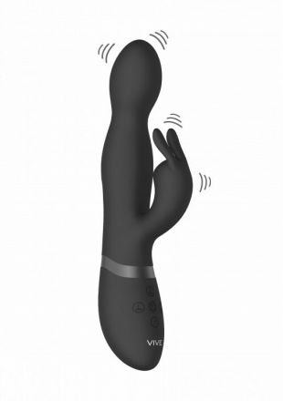 Вибромассажер-кролик Niva с ротацией 360 градусов