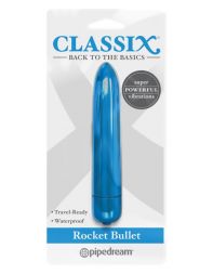 Бирюзовый вибратор Classix Rocket Bullet