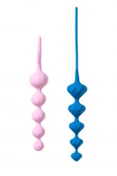 Цветной набор анальных цепочек Satisfyer Beads